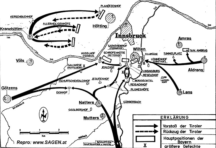 Bergiselschlacht, 13. August 1809