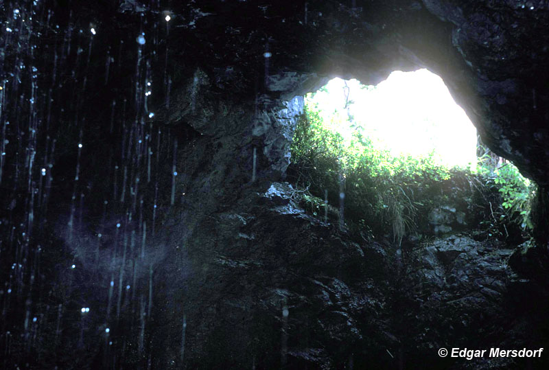 "obere Höhle" der "Blauen Grotte" in Hoch Imst © Edgar Mersdorf