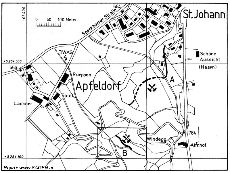 Das Braunkohlenvorkommen von Apfeldorf bei St. Johann i. T.