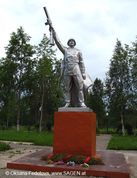 Das Denkmal dem Soldaten-Befreier. Mirny, Russland © Oksana Fedotova