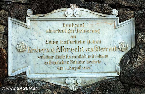 Denkmal Erzherzog Albrecht von Österreich Obladis © Wolfgang Morscher
