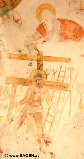 Christus in der Kelter, Obsaurs, Tirol © www.SAGEN.at