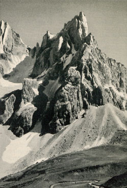 The slopes of the Cimon della Pala 