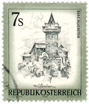 Burg Falkenstein, Briefmarke
