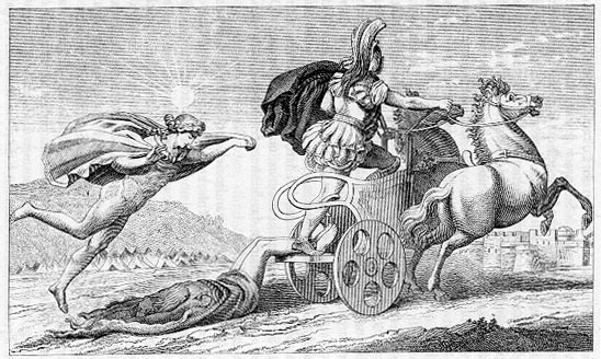 Apollon und die Leiche Hektors