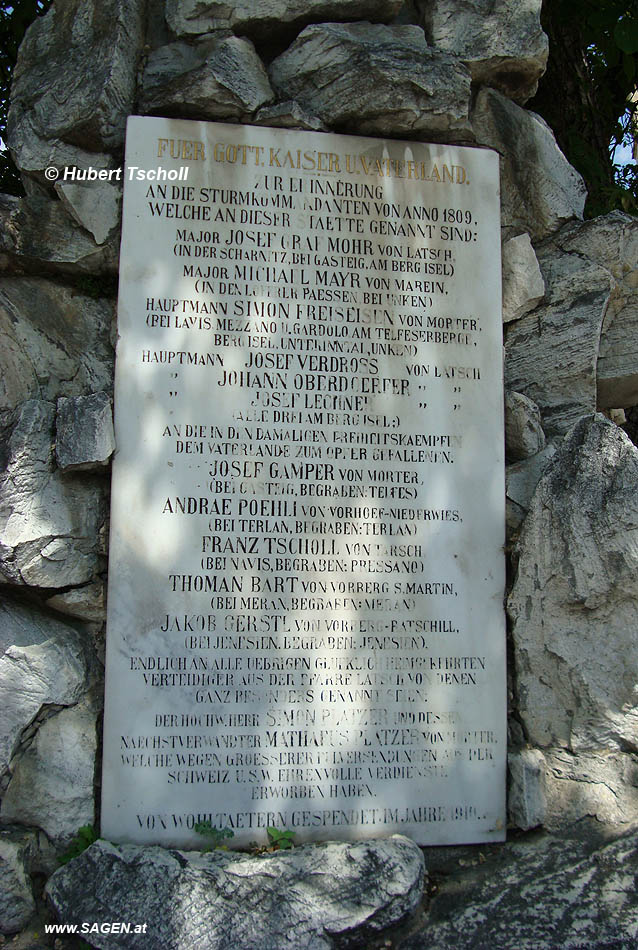 Adlerdenkmal, Latsch, Vinschgau, S&uuml;dtirol &copy; Hubert Tscholl