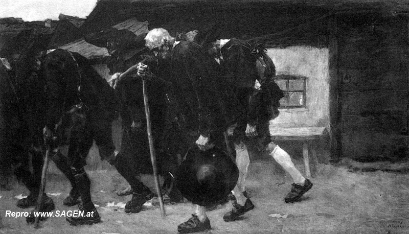 Albin Egger-Lienz: Nach dem Friedensschluss in Tirol