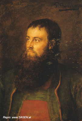 "Andreas Hofer", Öl auf Holz Franz von Defregger 1880