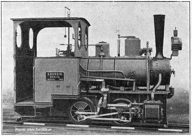 Baulokomotive von 20 PS