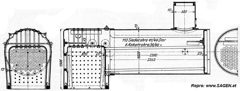 Kessel der 125pferdigen Lokomotive Fig. 2