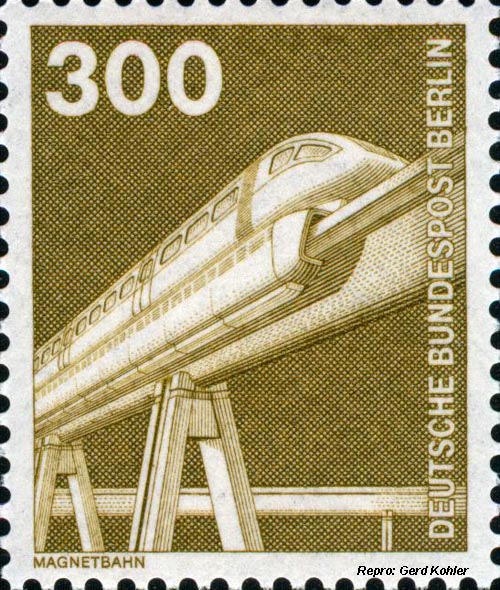 Briefmarken Eisenbahnmotive Deutsche Bundespost Berlin 1982