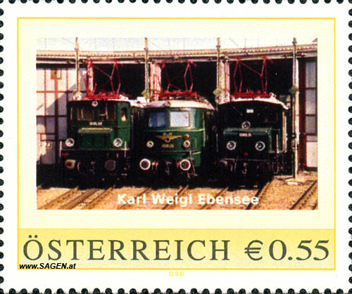 Briefmarke "Karl Weigl Ebensee"