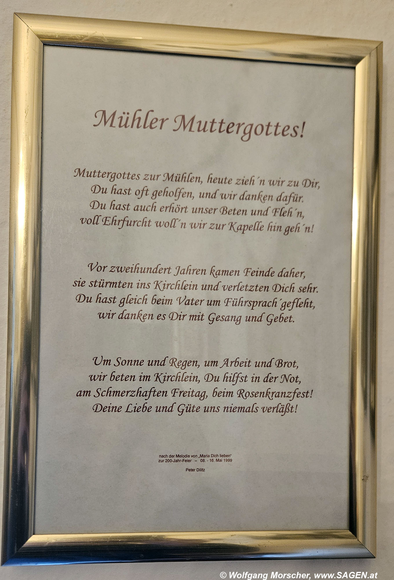 Glasfenster - Nauders, Kapelle zur Schmerzhaften Muttergottes in M&uuml;hlen