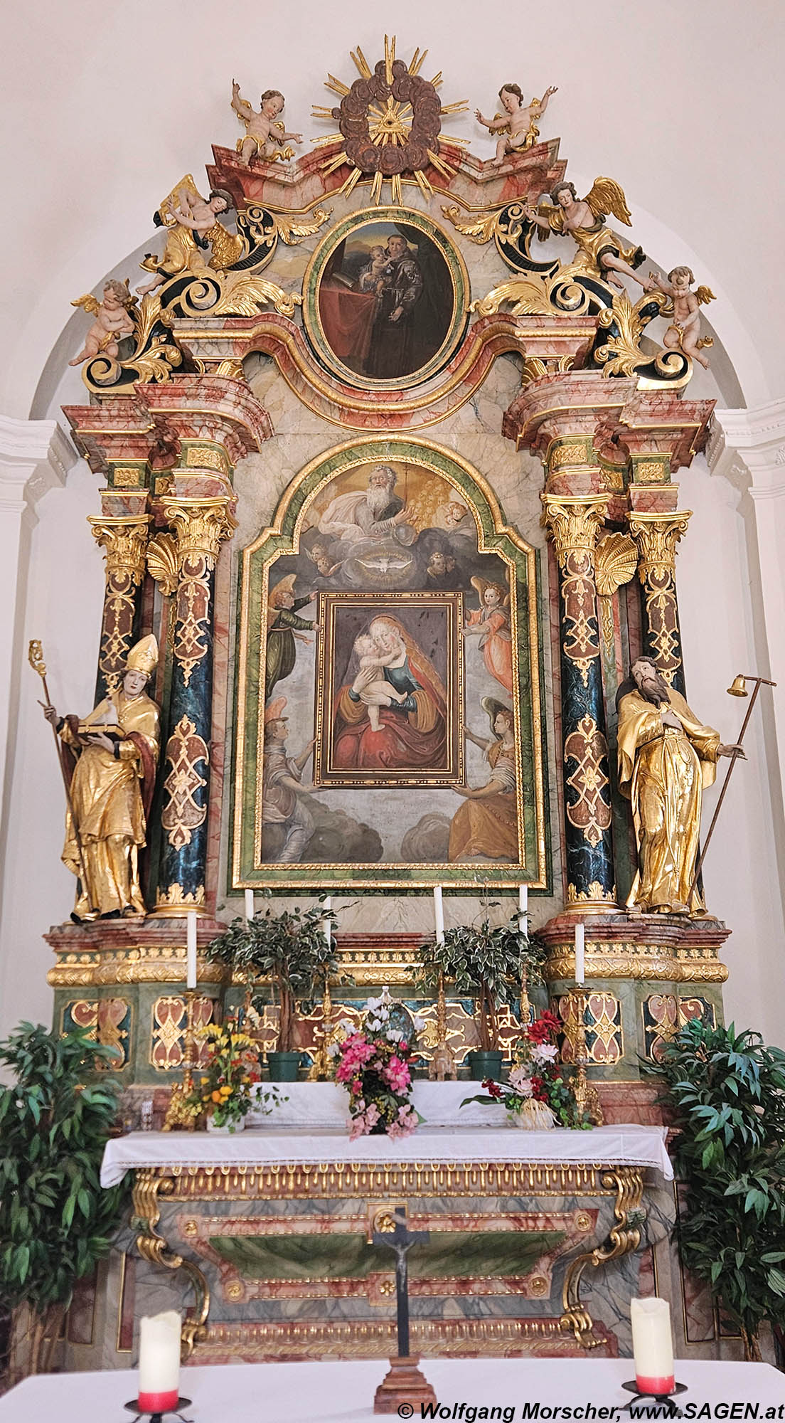Nauders, Filialkirche Mariahilf - Kirchenraum