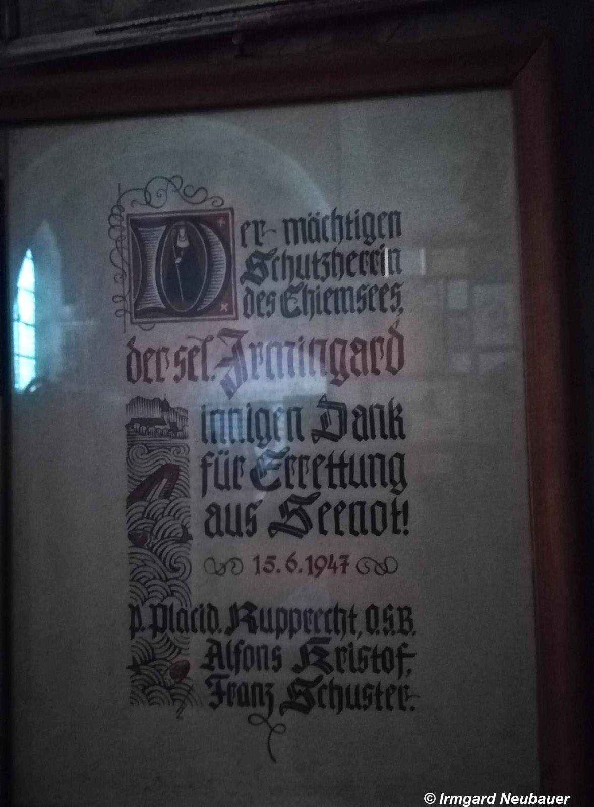 Votivbilder - Kloster Frauenchiemsee, Frauenw&ouml;rth