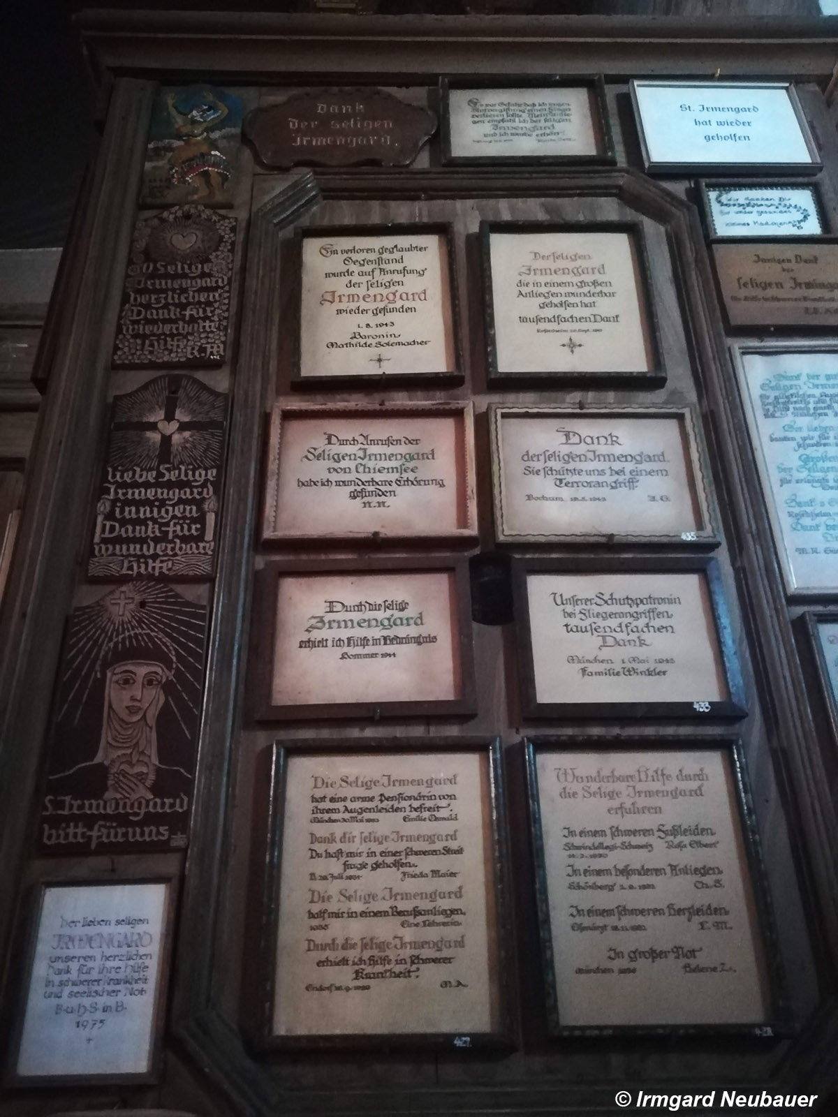 Votivbilder - Kloster Frauenchiemsee, Frauenw&ouml;rth