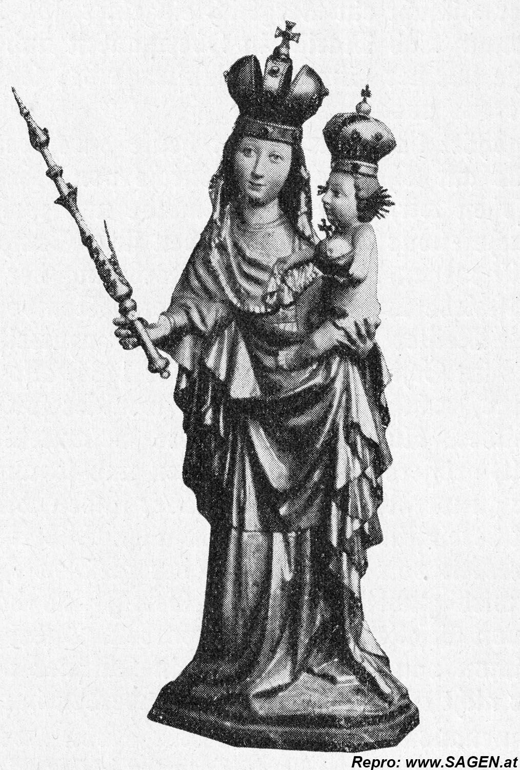 Virgen, Wallfahrtskirche Maria Schnee in Obermauern - Gnadenbild