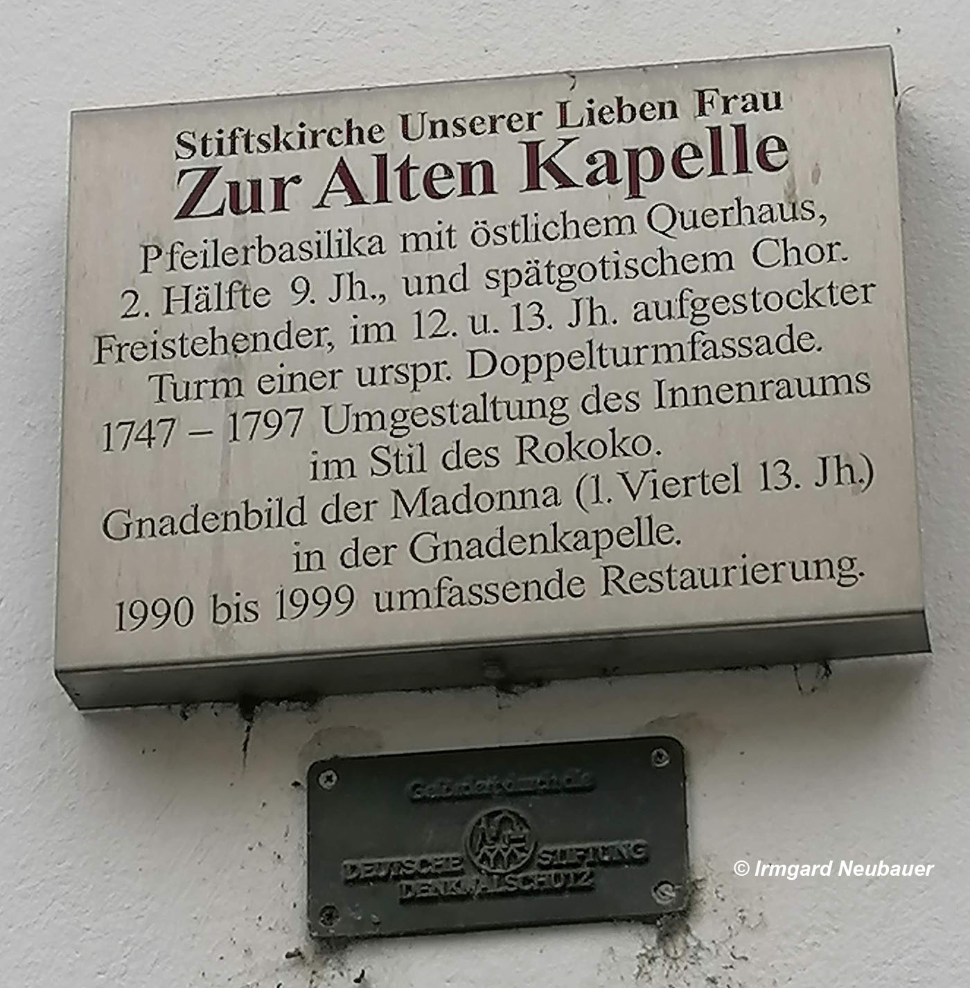 Regensburg, Stiftskirche zur Alten Kapelle