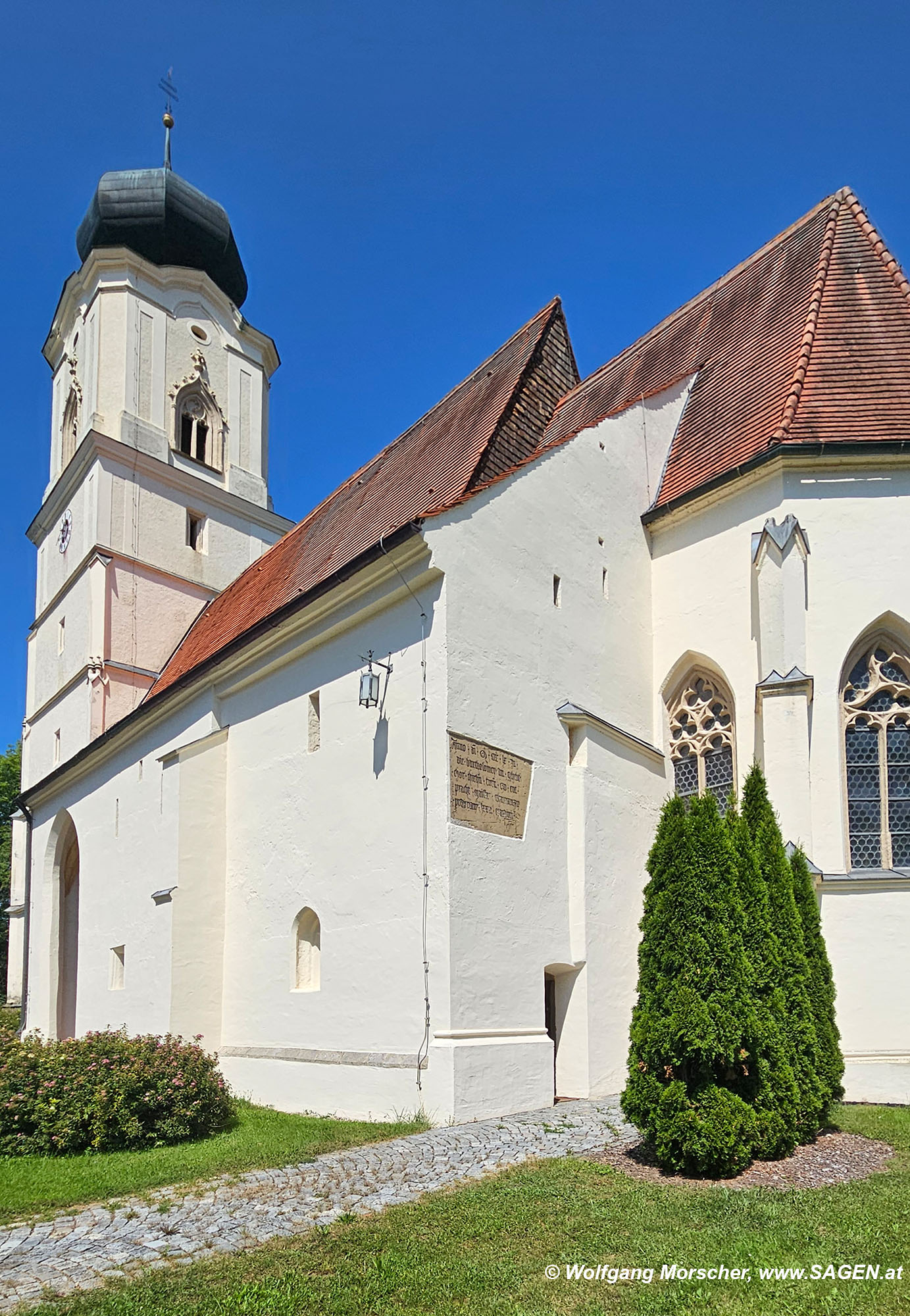 Wallfahrtskirche St. Gregor in Grong&ouml;rgen, Au&szlig;enansicht