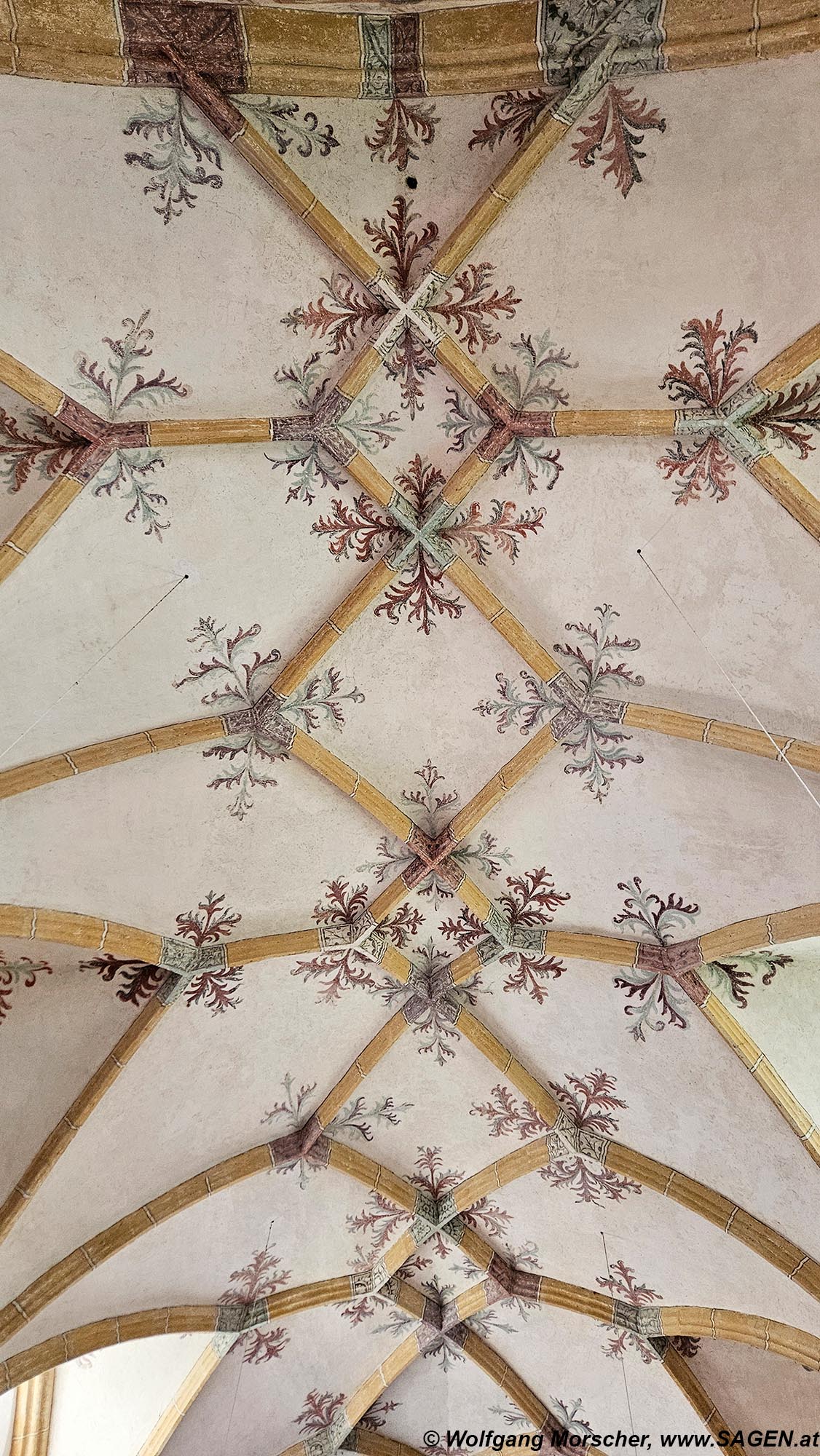 Sp&auml;tgotisches Rippengew&ouml;lbe der Wallfahrtskirche Grong&ouml;rgen