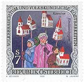 Briefmarke 7 S, Kärnten Kirchentragen
