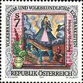 Briefmarke 7 S, Votivtafel Vorarlberg