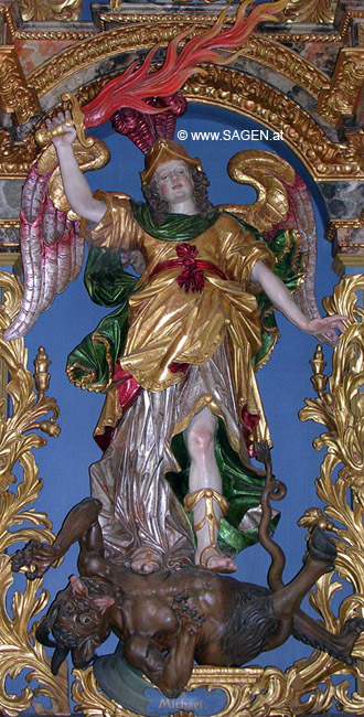 Erzengel Michael mit dem Flammenschwert © Berit Mrugalska