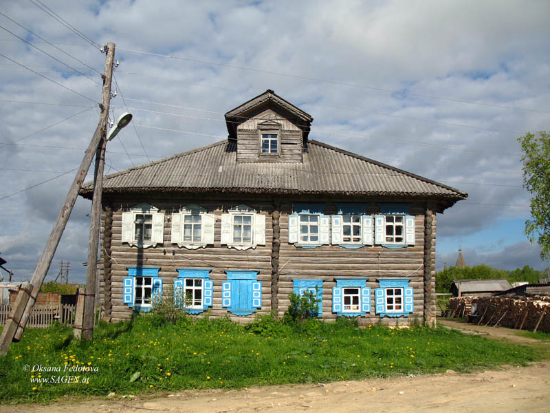 Haus in Ljadiny, erbaut 1884 © Oksana Fedotova