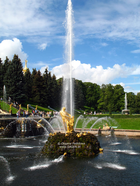 Peterhof, Samson-Fontäne © Oksana Fedotova