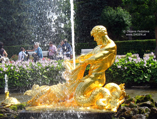 Peterhof, Orangerie-Fontäne © Oksana Fedotova