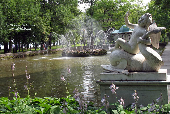 Sonnen-Fontäne, Peterhof © Oksana Fedotova