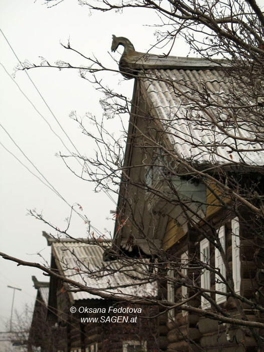 Die Häuser der ehem. „Straße der Holzpferde“ heutzutage © Oksana Fedotova