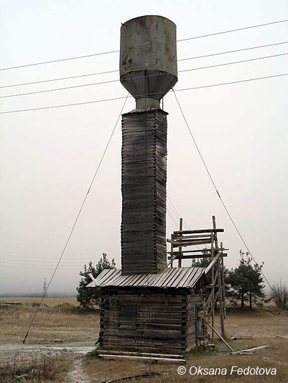 Der Wasserturm im Dorf Schotowa, Pineshskij Bezirk Â© Oksana Fedotova