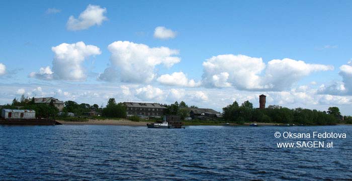 Wosnesenje auf Andrijanow-Insel bei Archangelsk, Russland © Oksana Fedotova, www.sagen.at