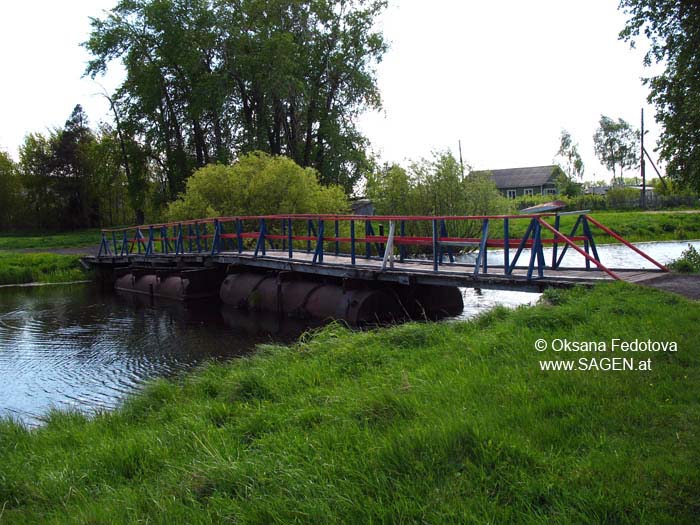 Brücke, Wosnesenje, Archangelsk, Russland © Oksana Fedotova, www.sagen.at