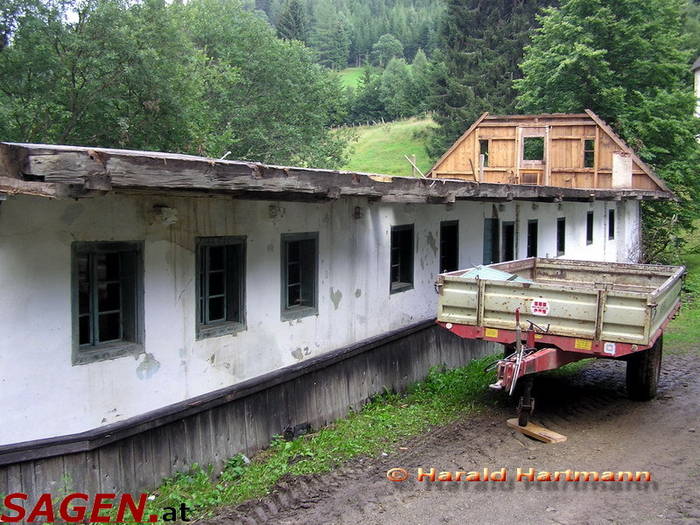 Alpenbad St. Leonhard, Abriss Badehaus © Harald Hartmann