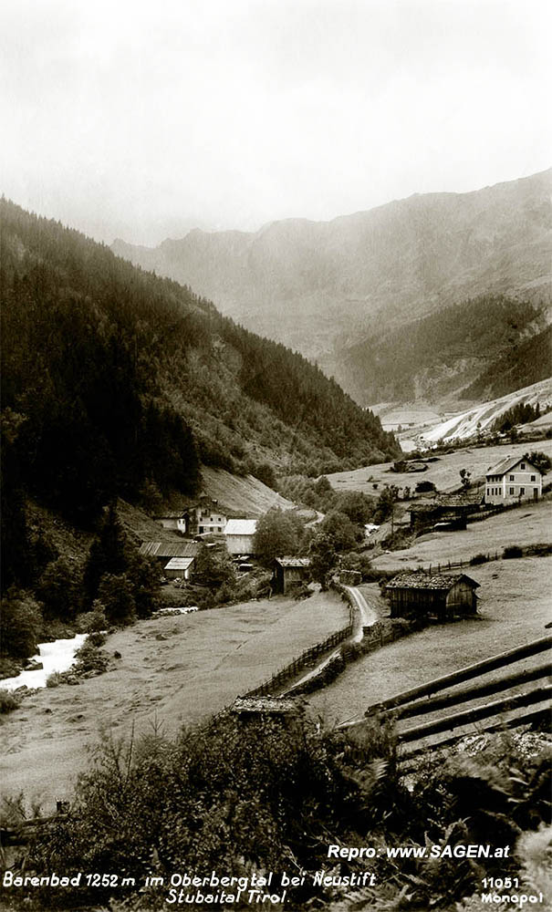 Bärenbad Stubaital Tirol © www.SAGEN.at