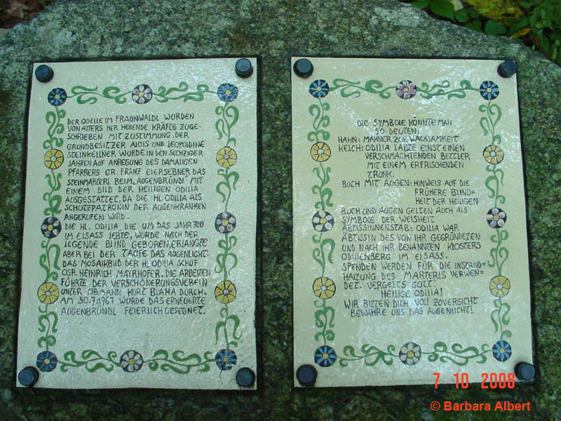 Pierbach, Odilienquelle © Barbara Albert