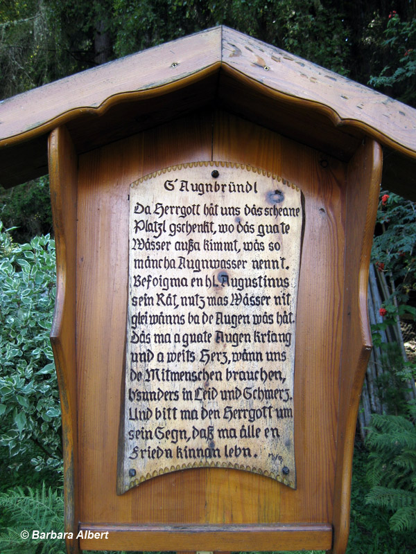 Tamsweg, Kirche St. Leonhard, "Augenbründl" © Barbara Albert