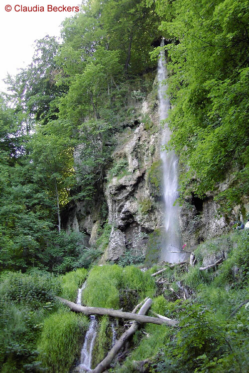 Uracher Wasserfall, Bad Urach © Claudia Beckers