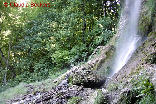 Uracher Wasserfall, Bad Urach © Claudia Beckers