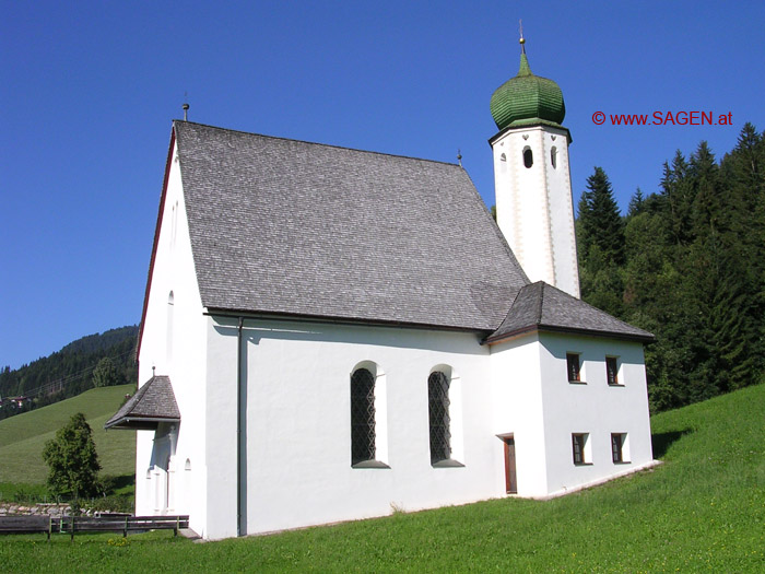 Wallfahrtskapelle am Hartberg, Hart, Zillertal © www.SAGEN.at