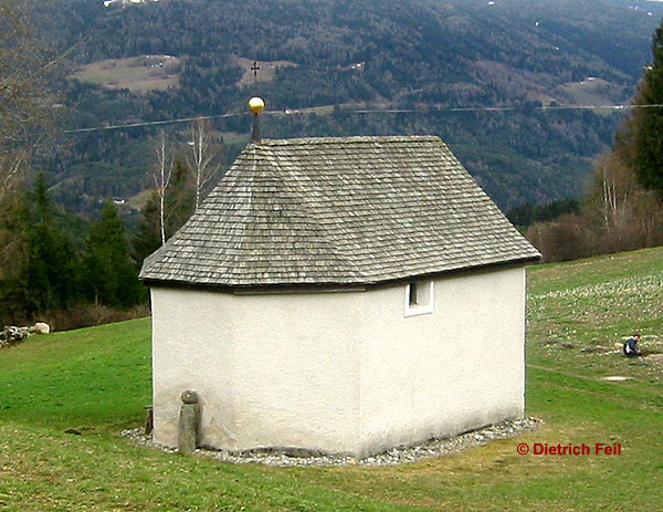 Hasenried, Quellzufluss in die Kapelle, Pustertal © Dietrich Feil