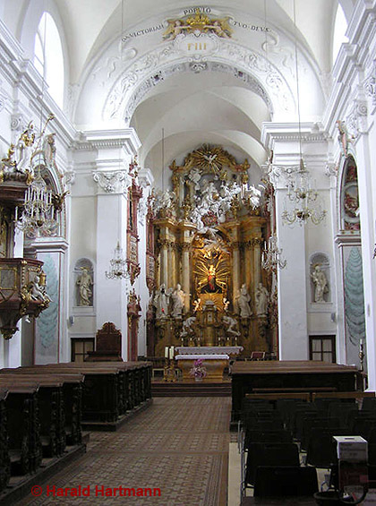 Mariabrunn, Kirche, Innenraum, Wien © Harald Hartmann