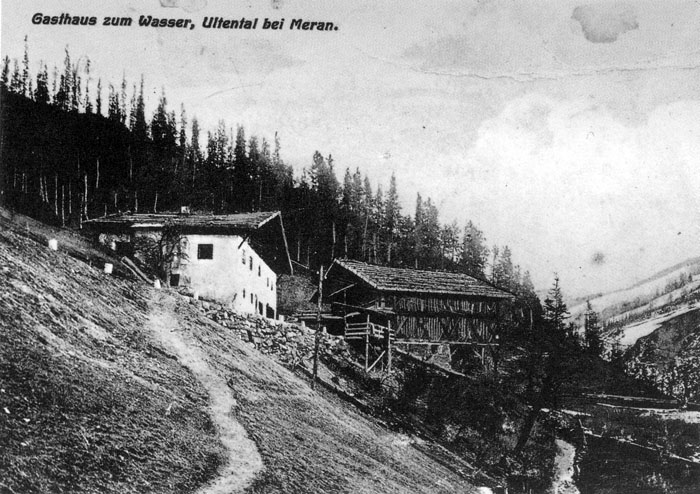Gasthaus zum Wasser, Ultental, Südtirol