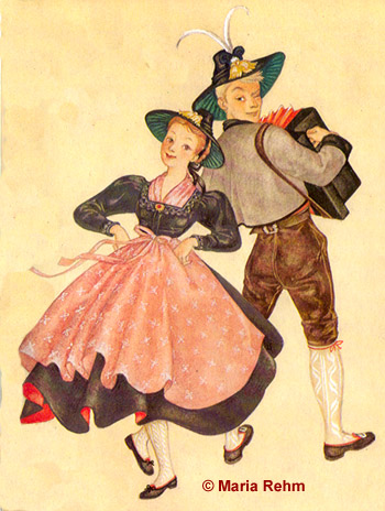 Zillertaler Tracht, Tirol© Künstlerin Maria Rehm