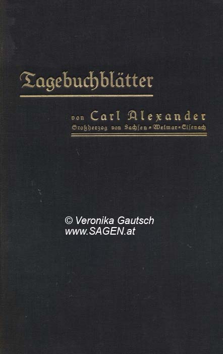 Reiseliteratur: Carl Alexander, 1858; © Digitalisierung: Veronika Gautsch, www.SAGEN.at
