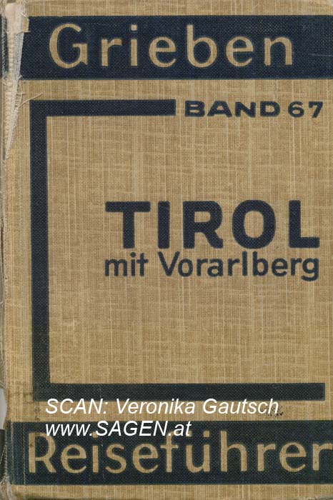 Reiseliteratur: Grieben Reiseführer, 1939; © Digitalisierung: Veronika Gautsch, www.SAGEN.at