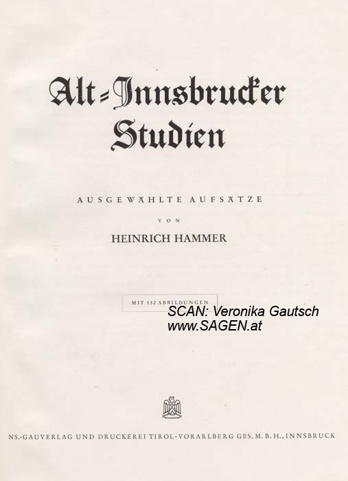 Reiseliteratur: Hammer, 1942; © Digitalisierung: Veronika Gautsch, www.SAGEN.at