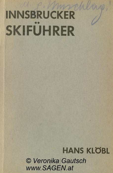 Reiseliteratur: Klöbl, 1933; © Digitalisierung: Veronika Gautsch, www.SAGEN.at